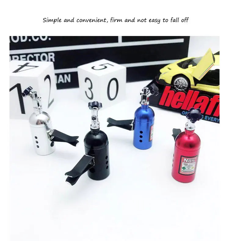 Car Air Freshener NOS Nitrogen Bottle Vent Aromatherapy Auto Aroma Flavoring SUV