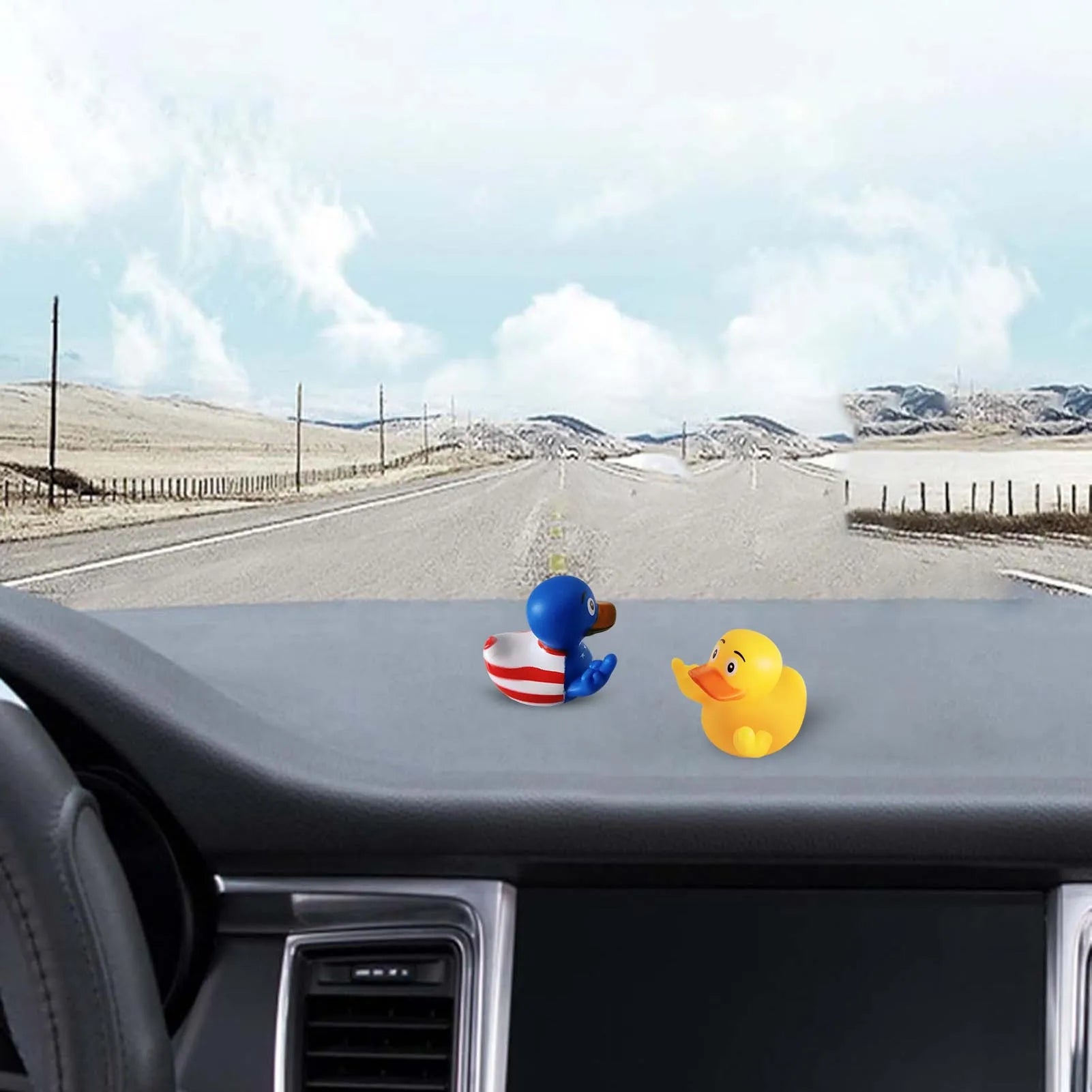 Middle Finger Duck Car Decoration Personalized Ornaments Desktop Auto for Living Premium Automotive Accessory