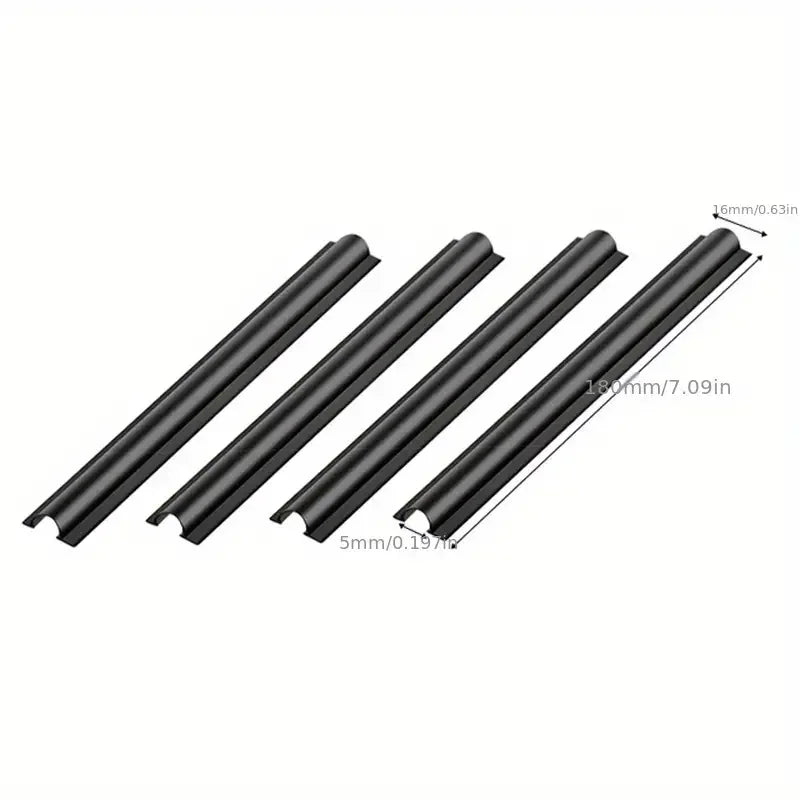 4Pc Sleek Car Cable Organizer Kit Universal Sleeves for a Neat Damage-Free SUV