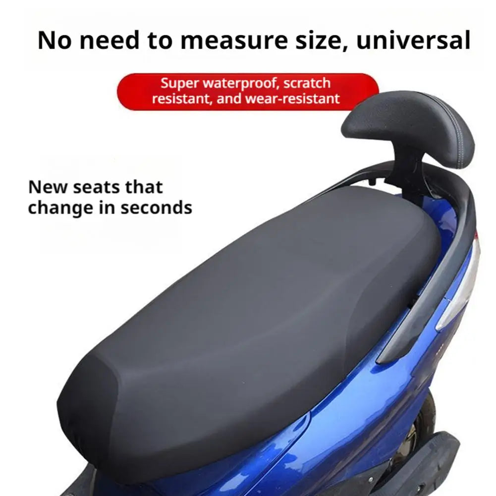 Motorcycle Seat Cover Waterproof Rain Dustproof Motorbike Scooter Cushion