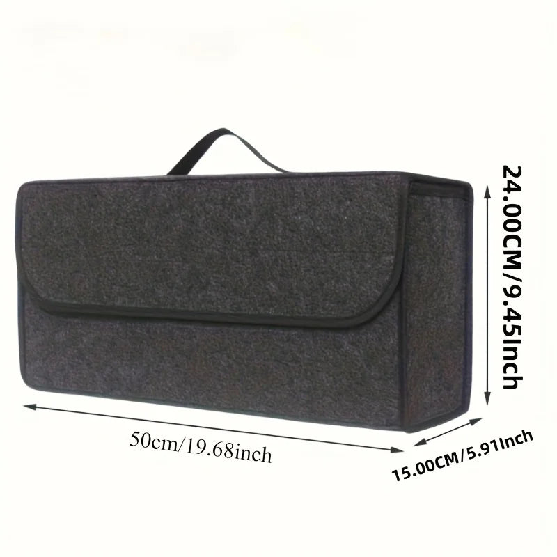 1Pack Car Trunk Organizer Foldable ergonomic handle for SUVs/sedans/trucks SUV