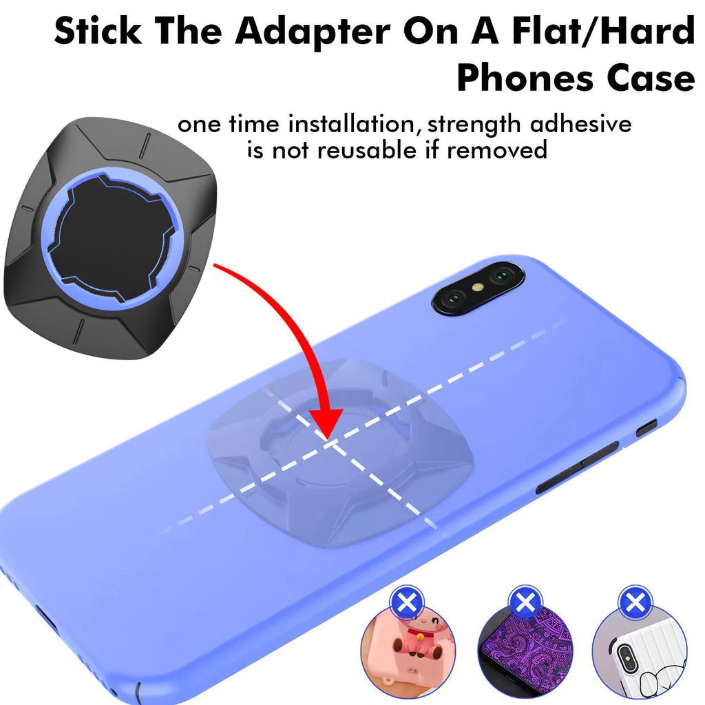 Motorcycle Phone Mount Anti-Shake Bike Cell Holder with Vibration Bracket Stand