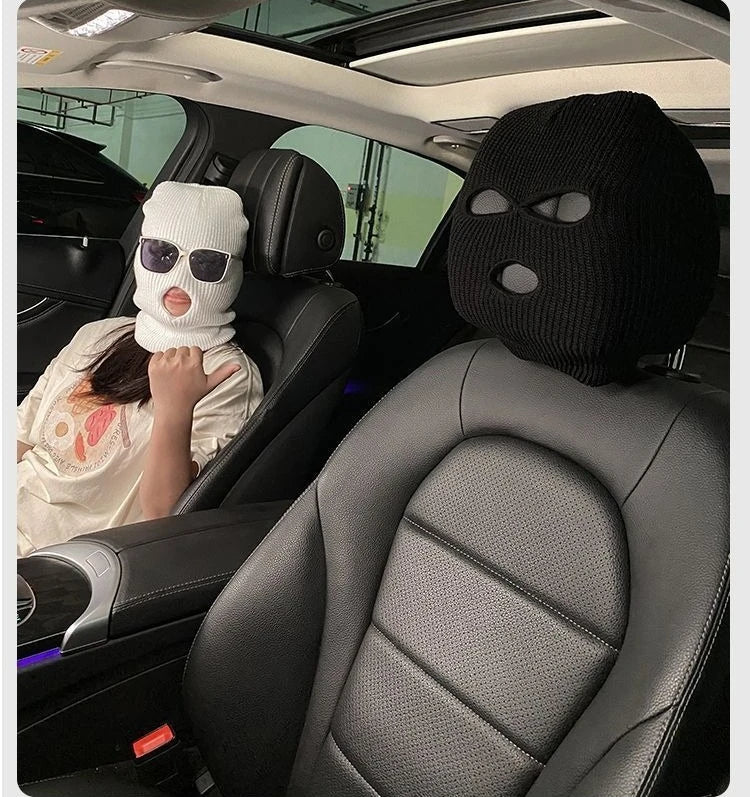 1/2pcs General Motors Headrest Seat Cover Interior Protector Auto Vehicle