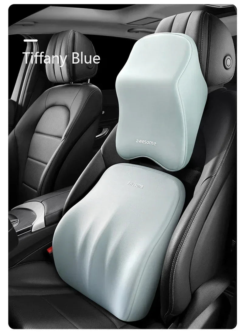 Car headrest neck pillow lumbar support mounted Interior Protector Auto Vehicle