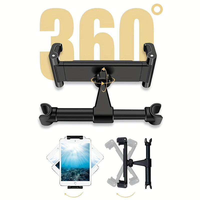 Universal Car Tablet Holder Back Seat Headrest Mount For iPad Air Mini Pro 4-13