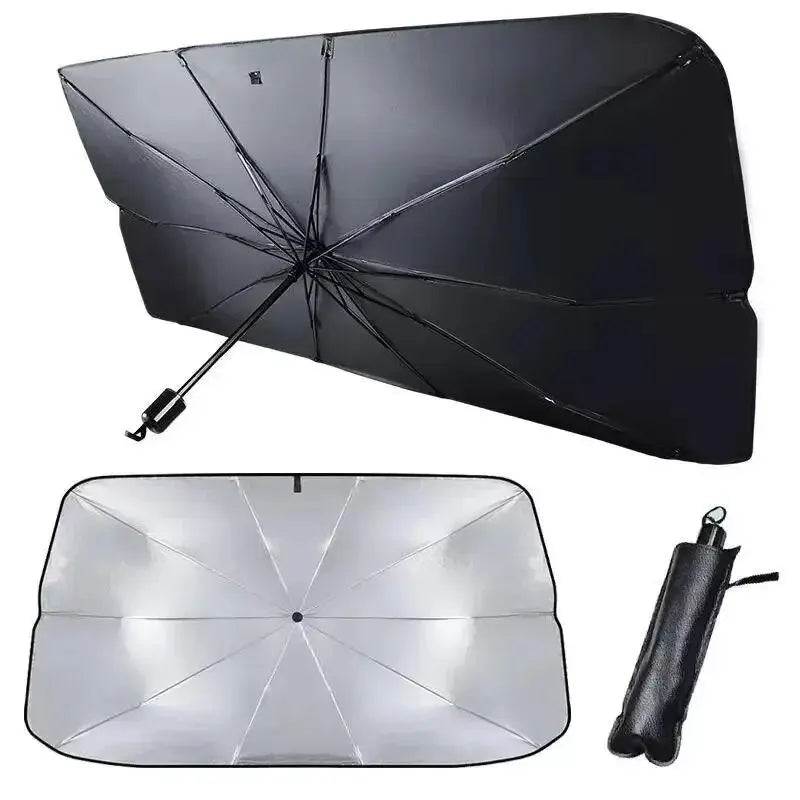 Car Sunshade Umbrella Windshield Folding Front Parasol Umbrella Type Sun Shade