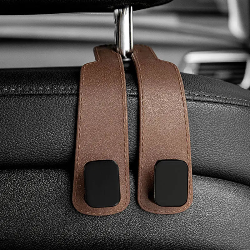 Car Headrest Hooks Hanger for Bags Seat Back Organizer Holder Clips Auto