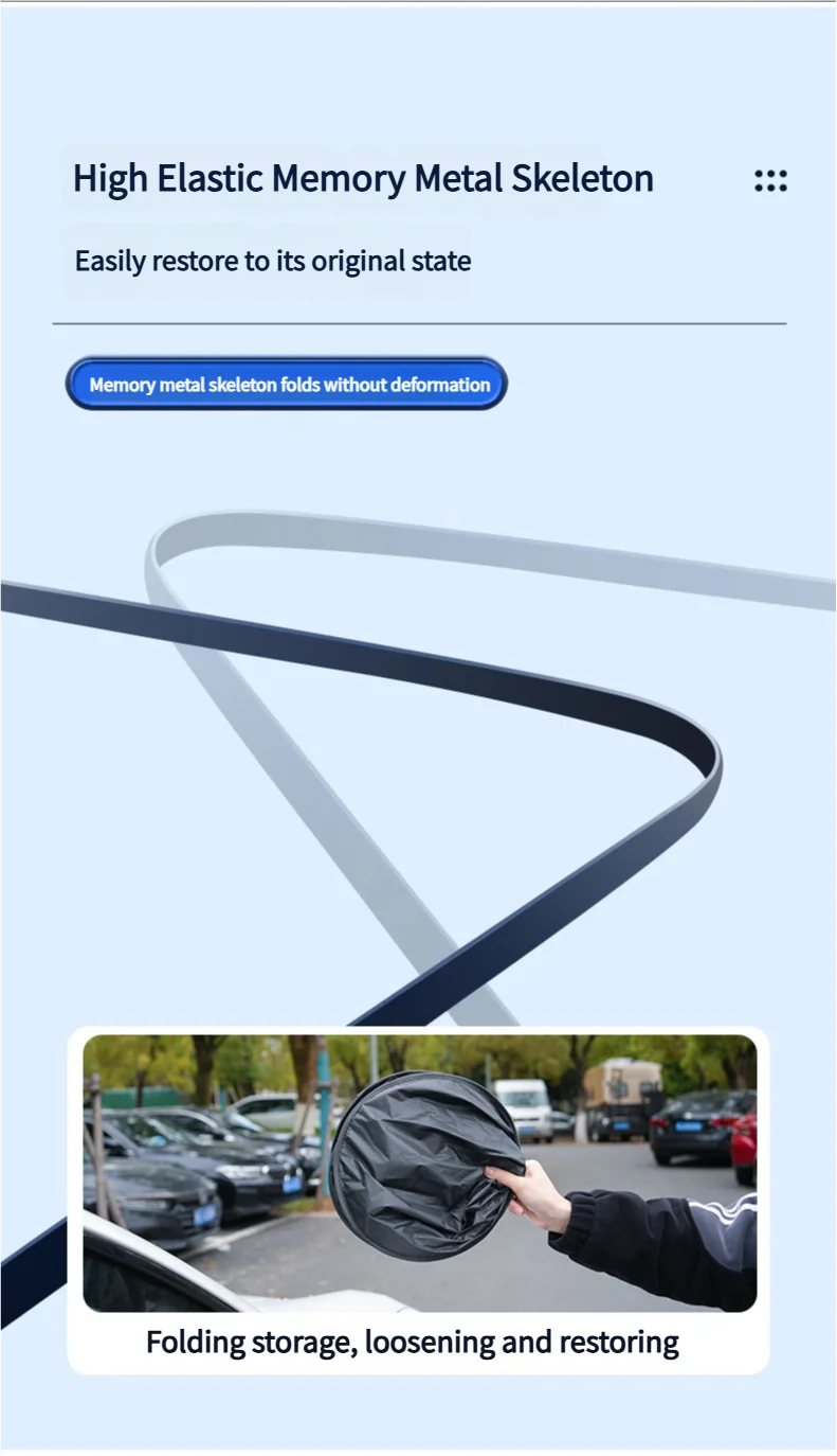 UV-Reflective Car Sun Shade Cover Rear Windshield Sun Protection Sunshade