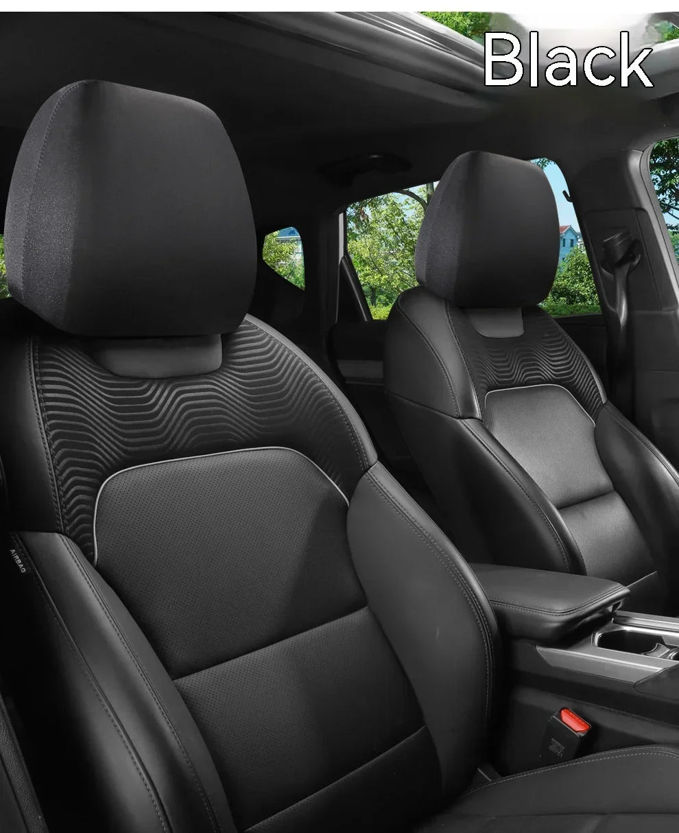 1PC Car Seat Headrest Cover Anti-Dirty Elastic Protective Interior Protector
