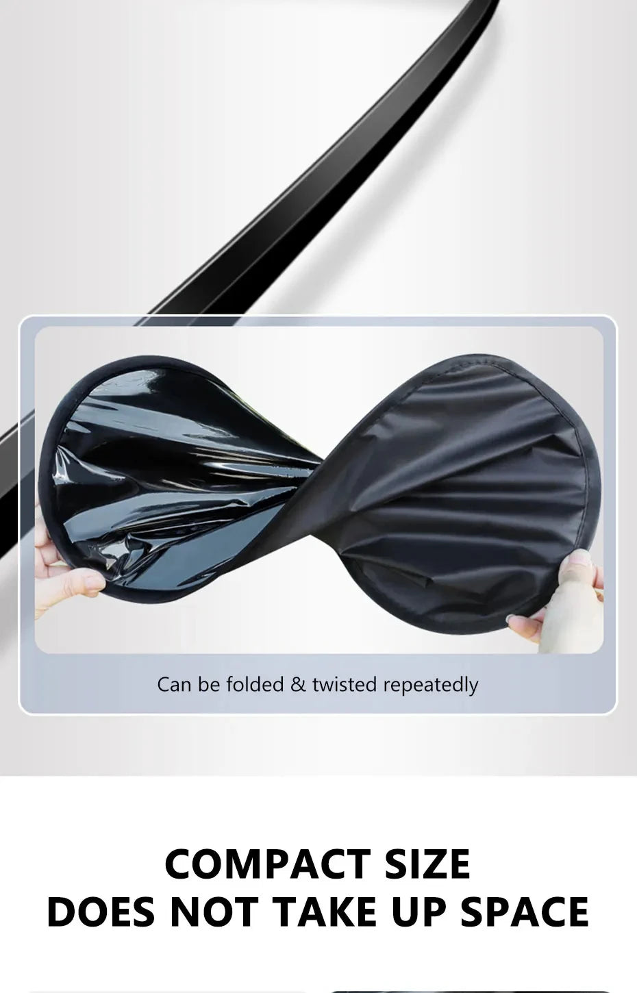New Electrostatic Sun Visor for Car Side Window 4-Layer Shade Curtains SUV Truck
