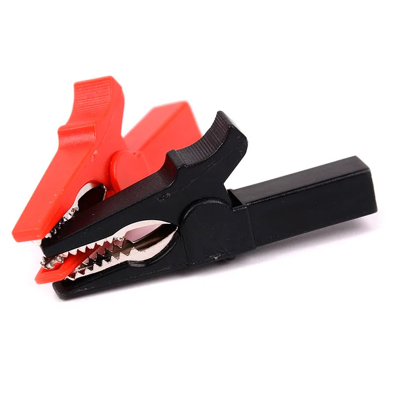 4Pcs/Set 55mm Alligator Clip with Banana Plug 4mm Test Probe Cable Clips Red & Premium Automotive Accessory