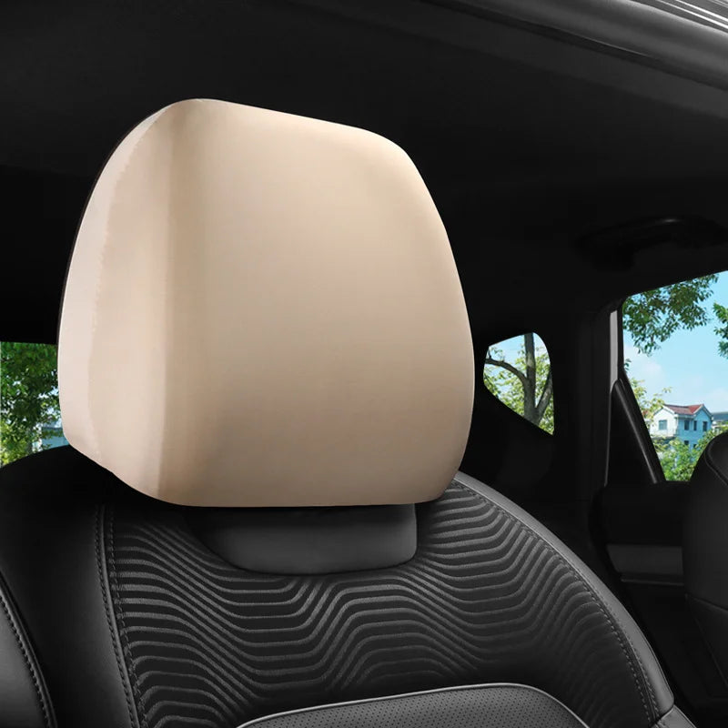 1PC Car Seat Headrest Cover Anti-Dirty Elastic Protective Interior Protector