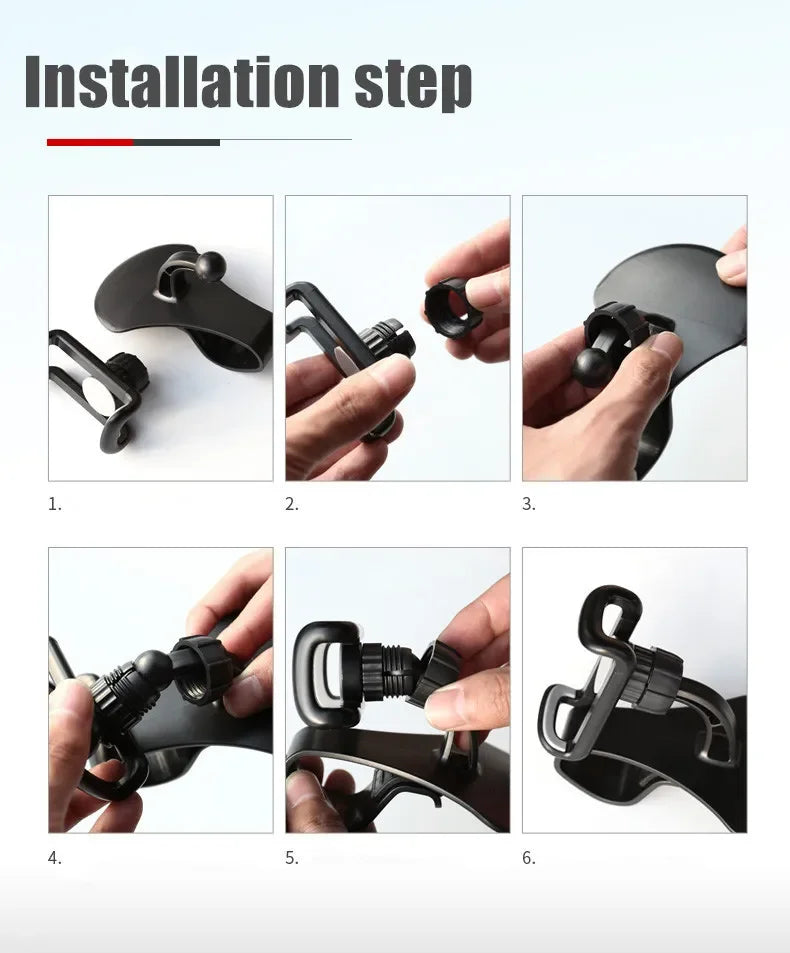360 Rotatable Car Phone Holder Universal Cell Stands Rack Dashboard Bracket