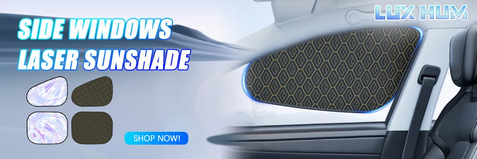 UV-Reflective Car Sun Shade Cover Rear Windshield Sun Protection Sunshade