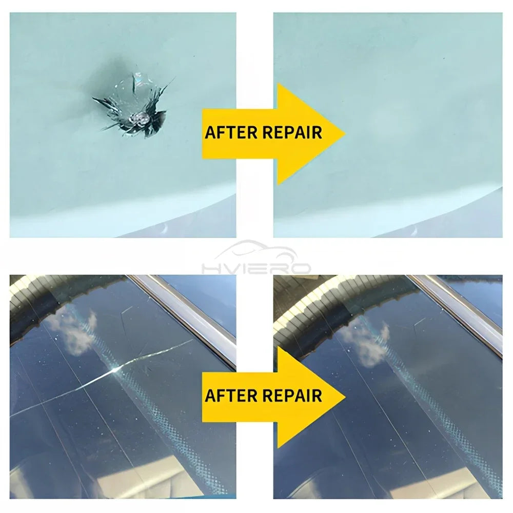 Windshield Repair Kit Scratche Quick Fix Car Styling Cracked Glass Windscreen Premium Automotive Accessory