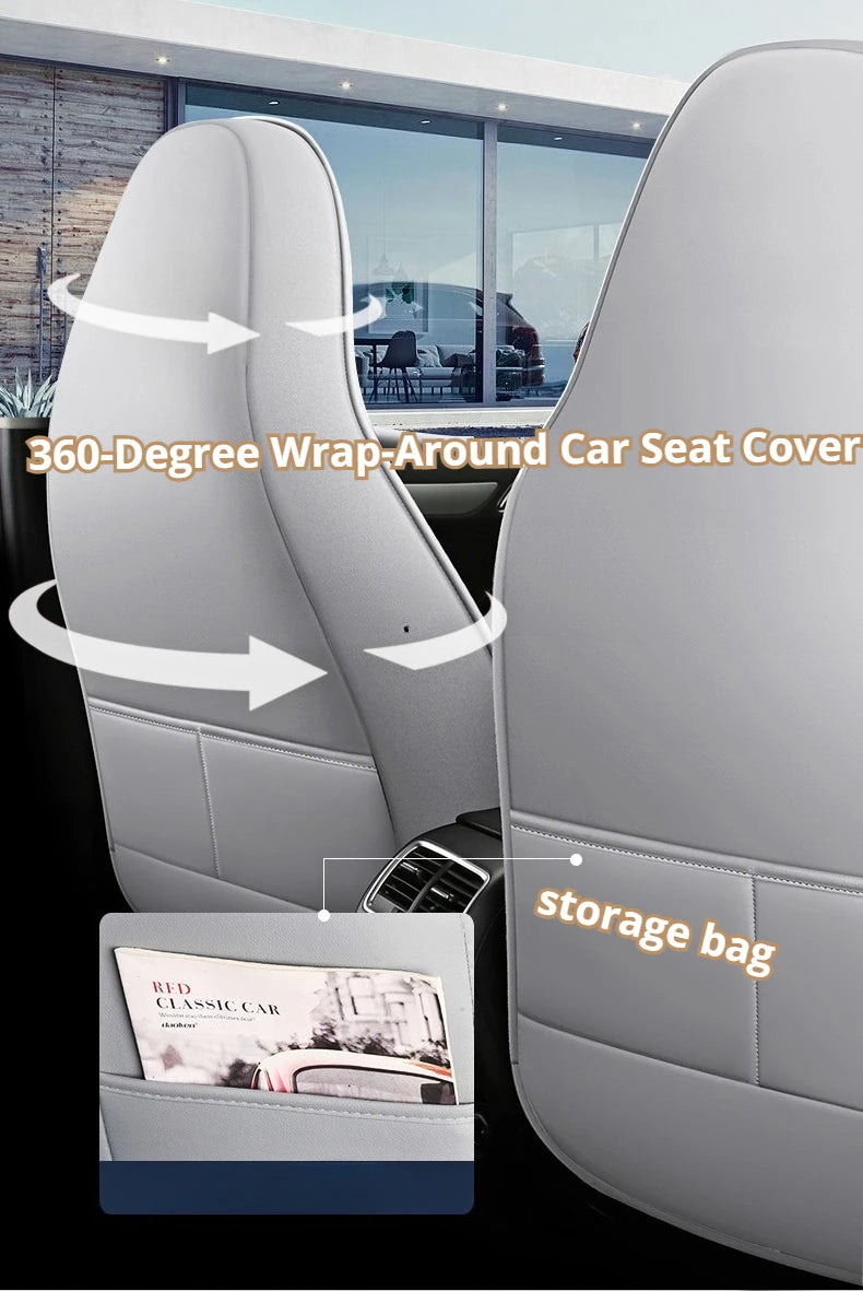 2pc Car Seat Covers for Integrated Headrests Effective Protection Comfortable
