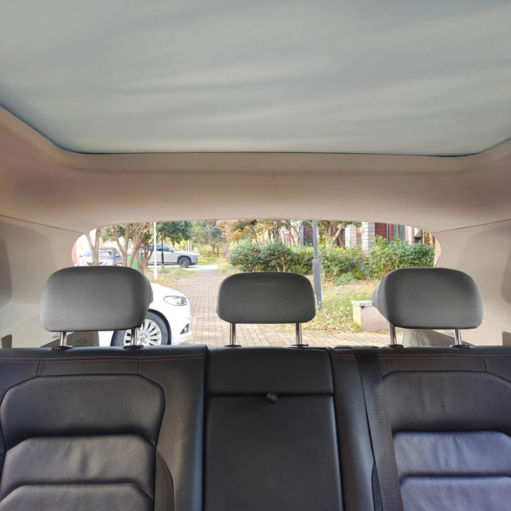 High Quality Headrest Cover 20cm X 22cm Dirt Resistant Full Coverage Grey
