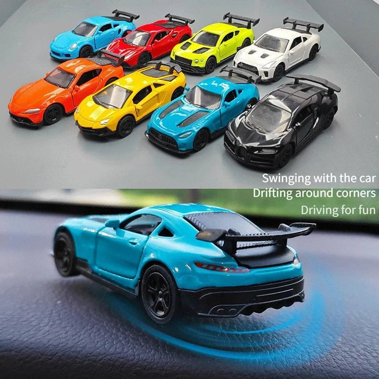 Drift Car dashboard toy model swing turning cool sports race auto ornaments Premium Automotive Accessory