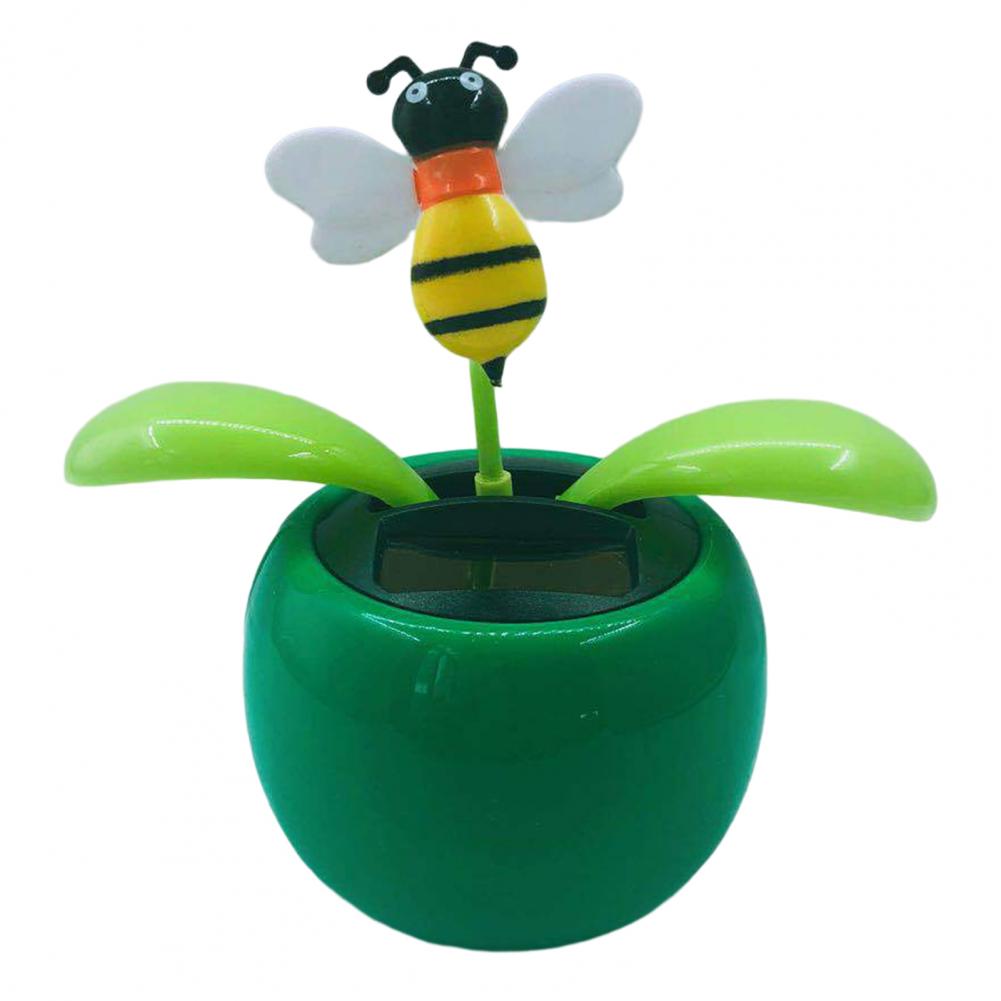 Fashion Car Ornament Solar Powered Cartoon Vibrant Ornamental Gifts Automobile Premium Automotive Accessory