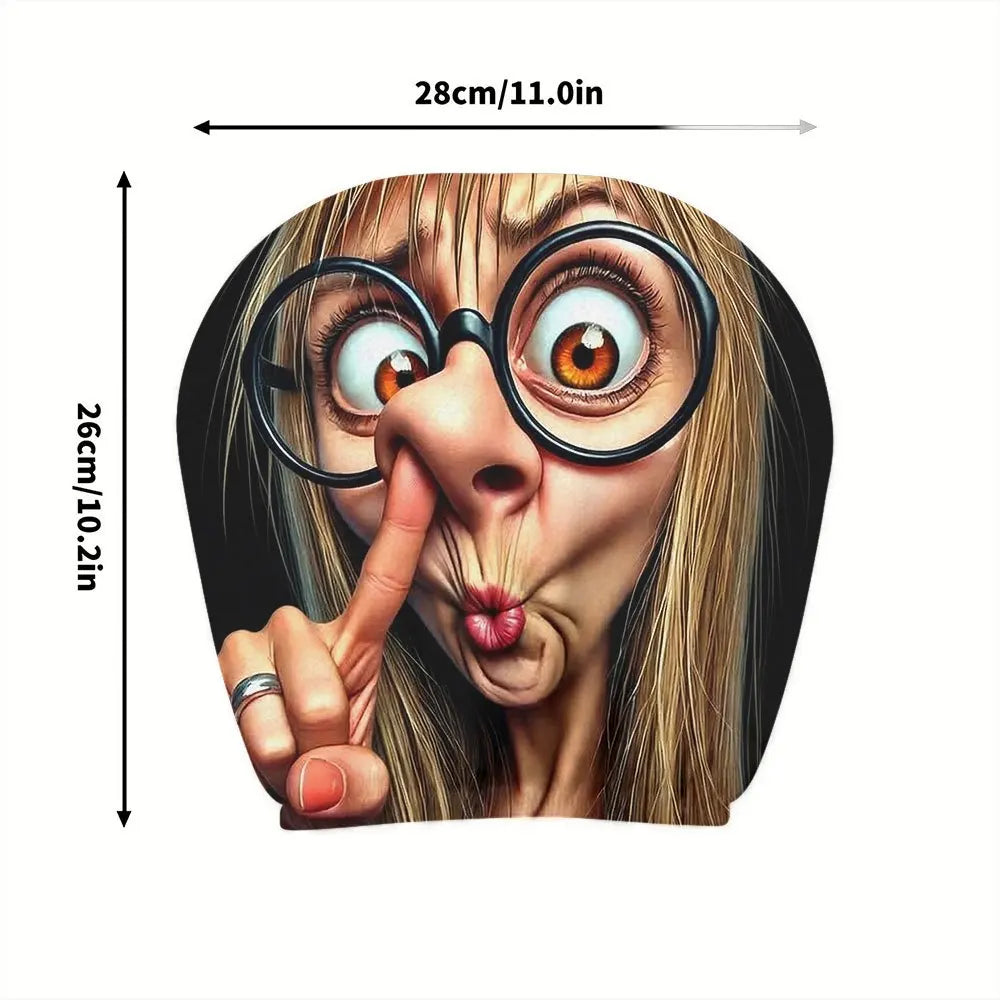 Fun Drive Car Headrest Cover Washable Easy To Install Personalized Interior