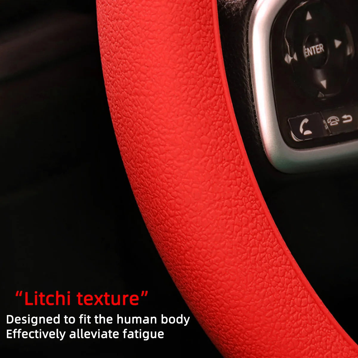 General Motors Silicone Steering Wheel Cover Protective Cover Soft Elastic Color