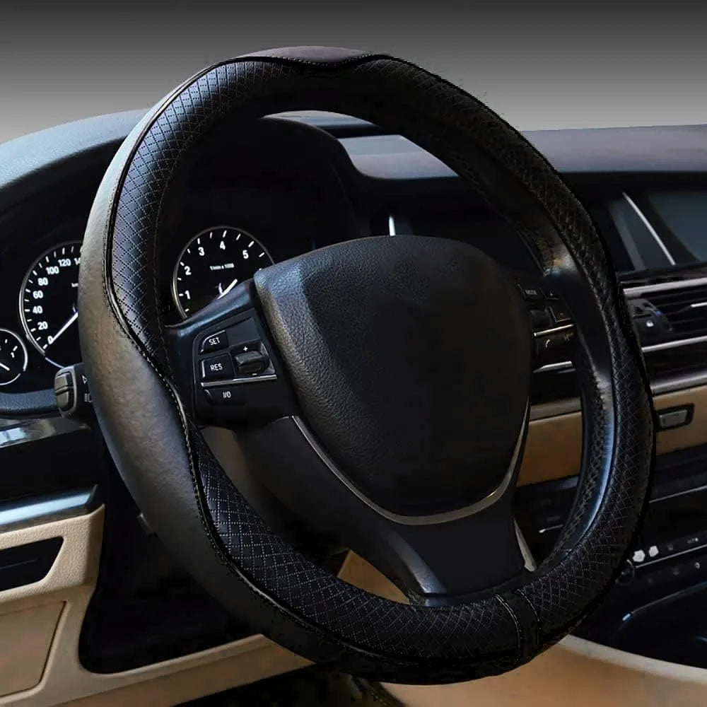 Car Steering Wheel Cover, Anti-Slip, Safety, Soft, Breathable, Heavy Duty