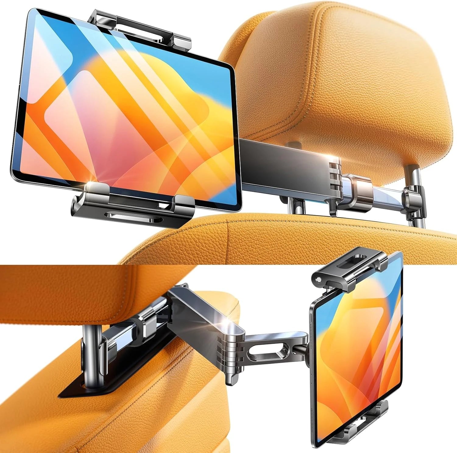 Car Tablet Holder Headrest Mount Stand Cradle Compatible Interior Protector Auto