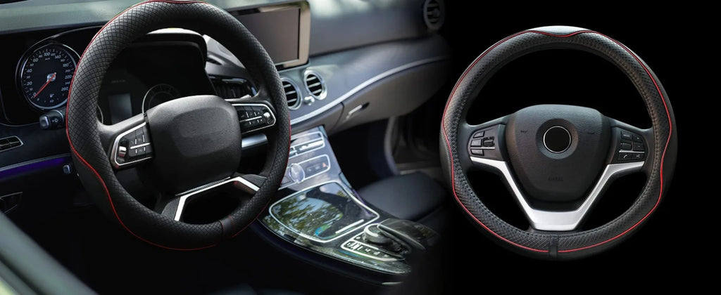 Car Steering Wheel Cover, Anti-Slip, Safety, Soft, Breathable, Heavy Duty