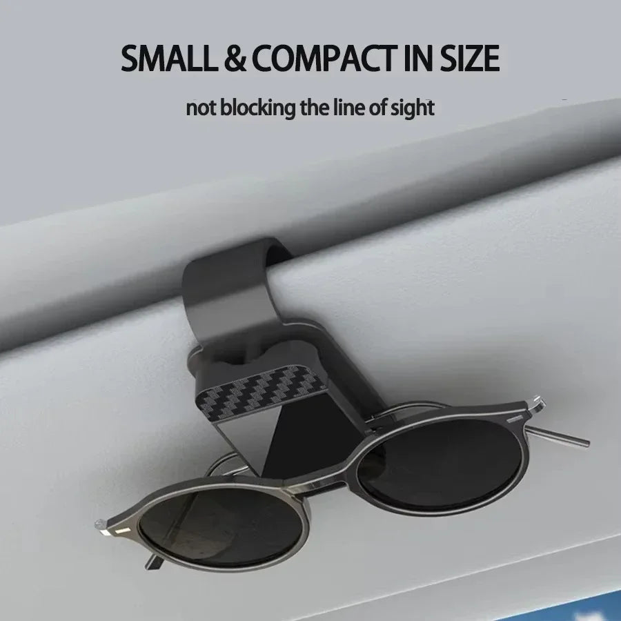 Car Sun Visor Sunglasses Clip Holder Stable Eyeglasses Hanger Card Ticket