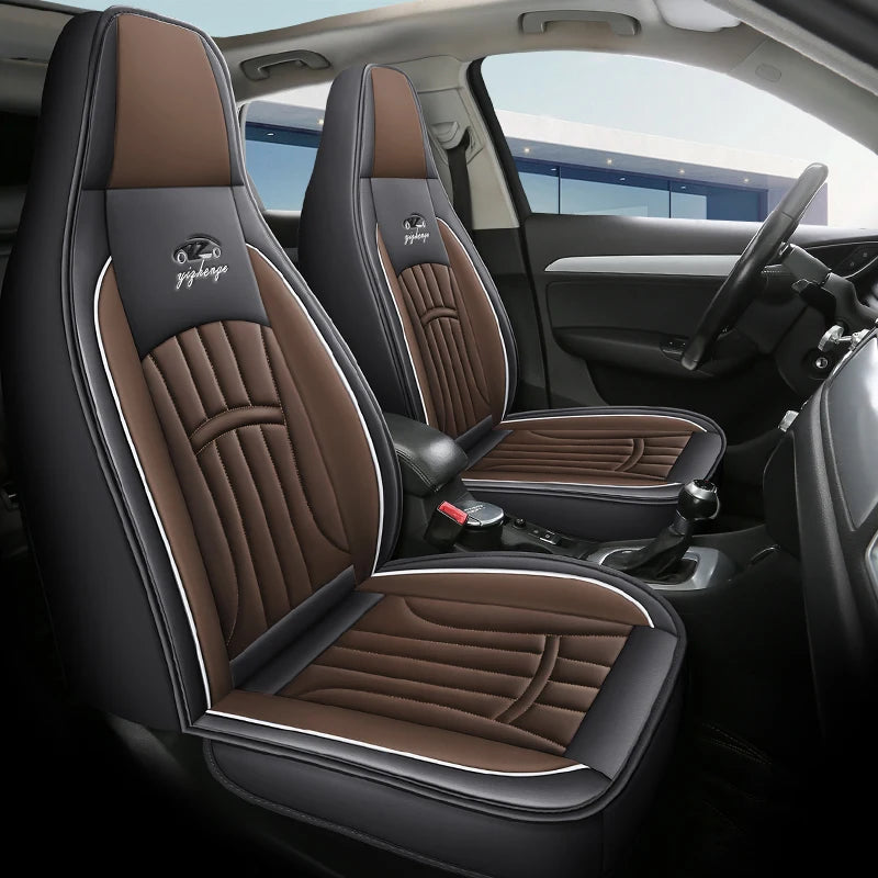2pc Car Seat Covers for Integrated Headrests Effective Protection Comfortable