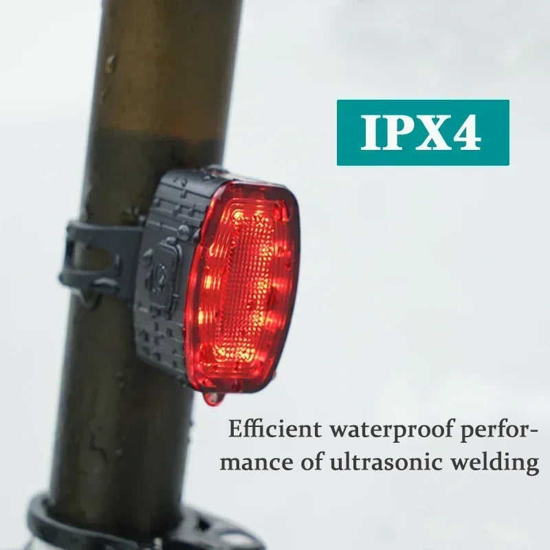 Cycling Bicycle Front Rear Light Set Bike Type C Rechargeable Flashlight Light MTB Waterproof Taillight LED Lantern Bike Parts