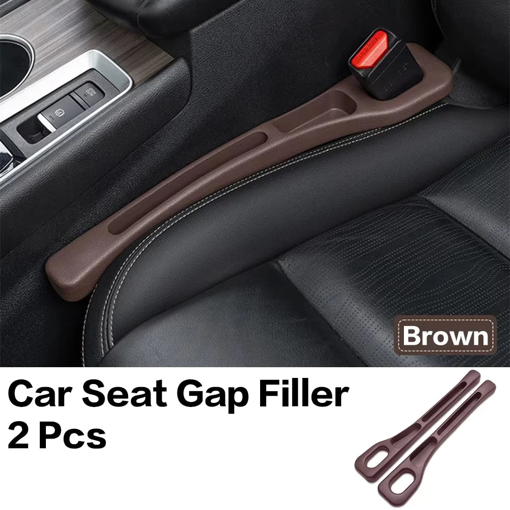 2PCS Car Seat Gap Filler Between Seats Console Organizer Crevice Storage