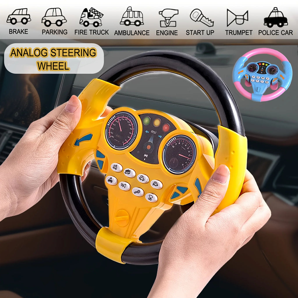 1PC Car Steering Toys Steering Wheel Toy Creative Children's Education Toy