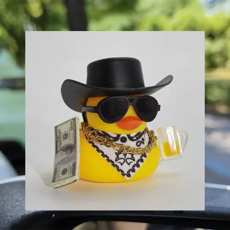 Rubber Duck Car Ornaments, Funny Ducks Dashboard Decorations Accessories Premium Automotive Accessory