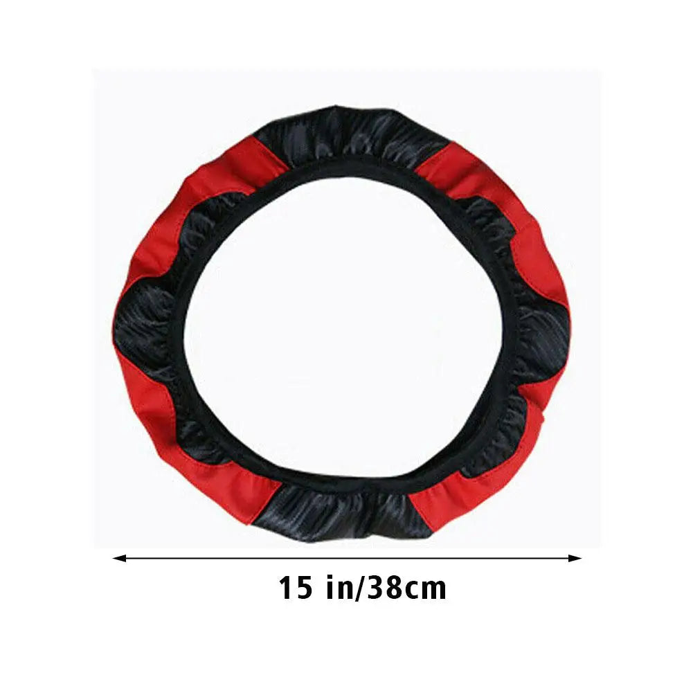 Blue Steering Wheel Cover Leather Covers For Renault Clio Megane 4 3 2 Scenic