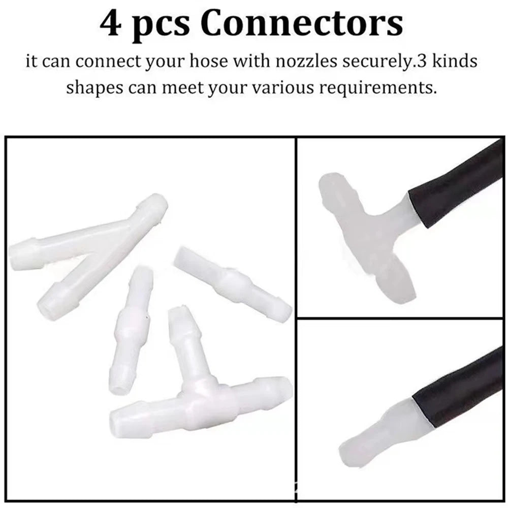 2M Car Windshield Wipers Washer Hose Automotive Wiper Blade Pipe Jet Spray Premium Automotive Accessory