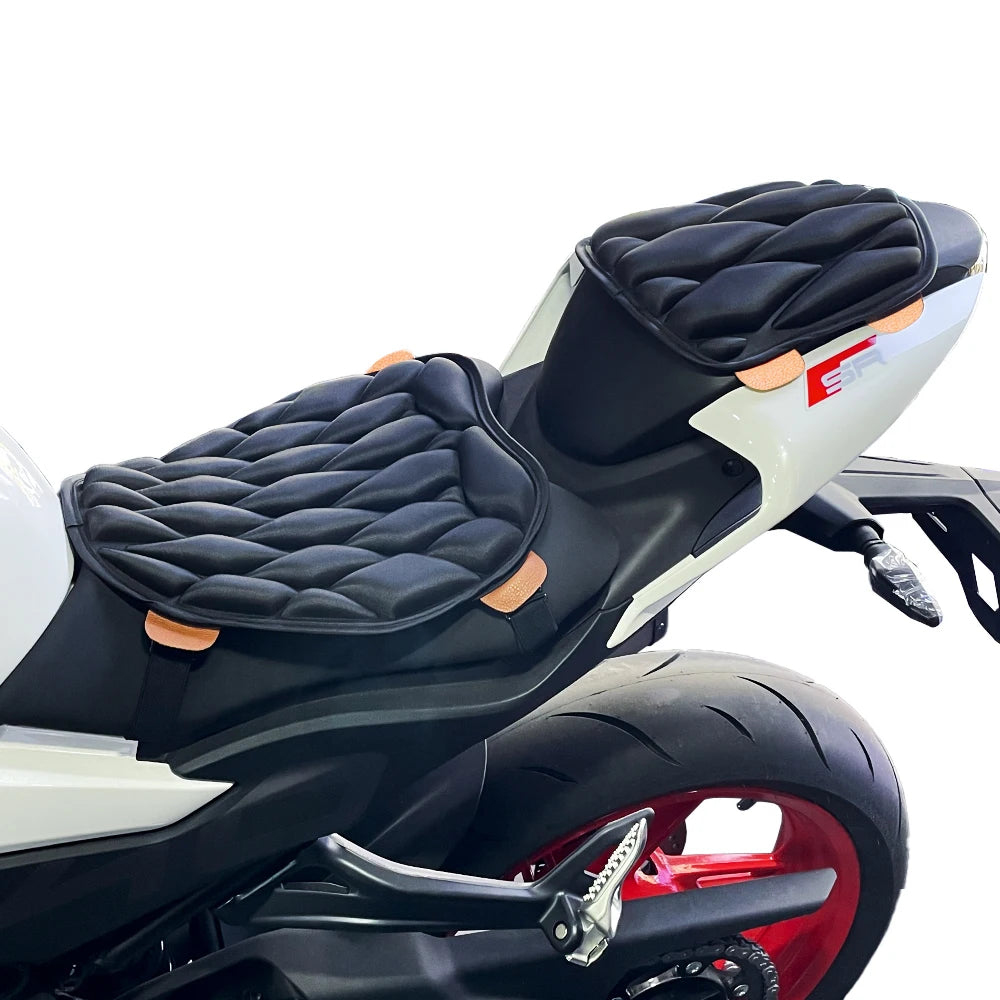 Motorcycle Seat Cover 3D Comfort Air EVA Cushion Waterproof UV Heat Interior