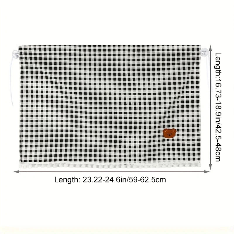 1pc Universal Car Sun Shade Curtains Cute Cartoon Bear Rear Side Window
