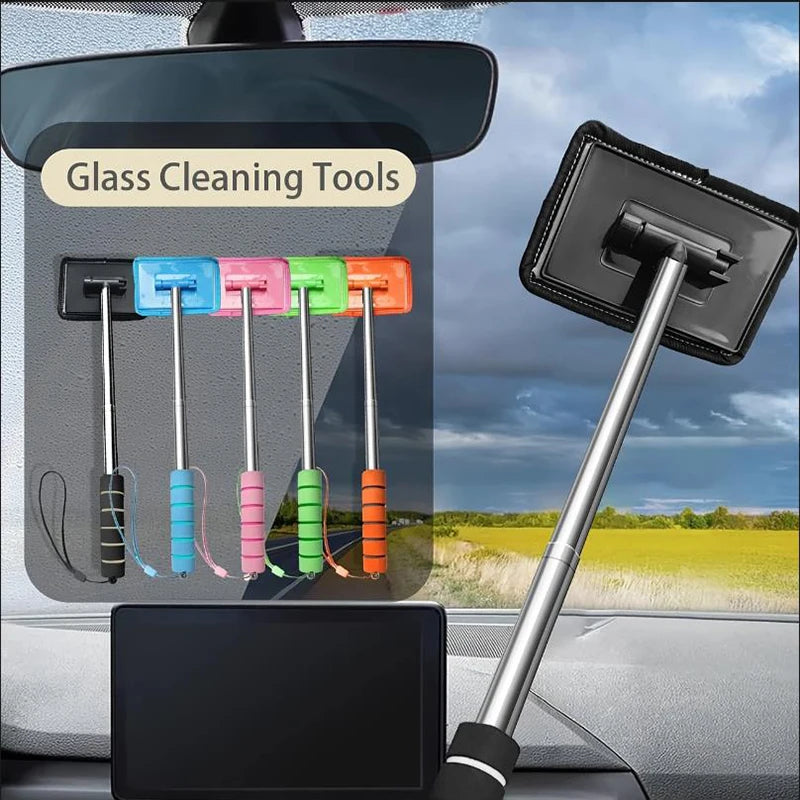 Automobile Windshield Water Scraping Telescopic Glass Wiper Auto Cleaning Tools Premium Automotive Accessory