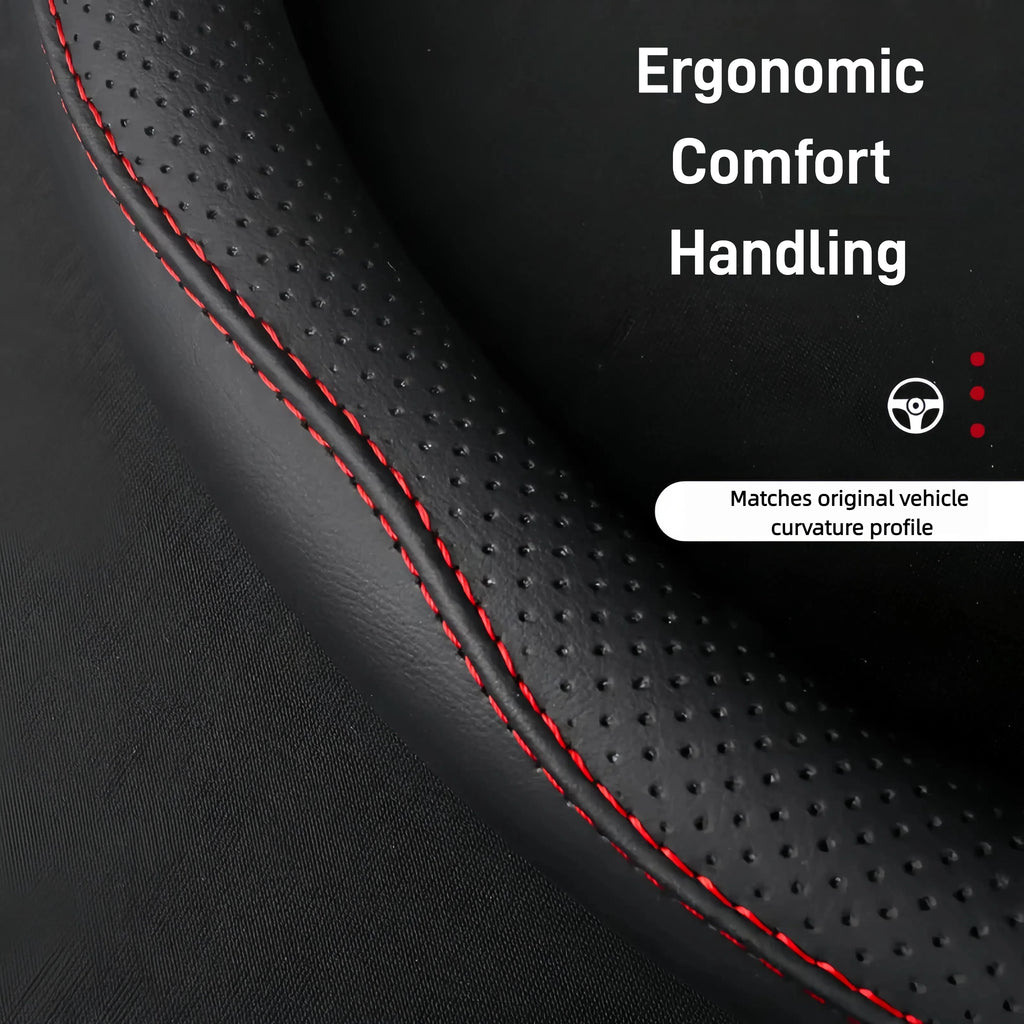 Truck steering wheel protective cover 40-50cm 16-20 "PU leather wear-resistant