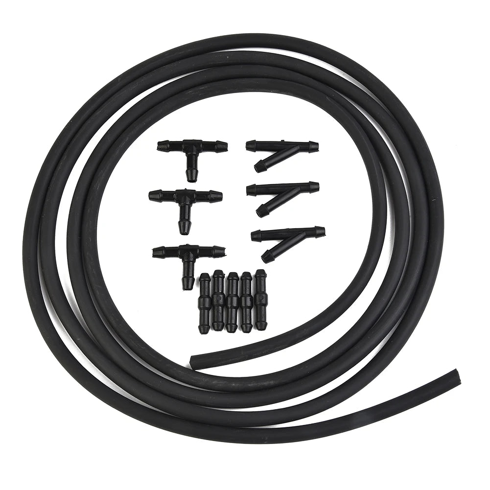 2m Car Windshield Wipers Washer Hose Automotive Wiper Blade Pipe Jet Spray Premium Automotive Accessory