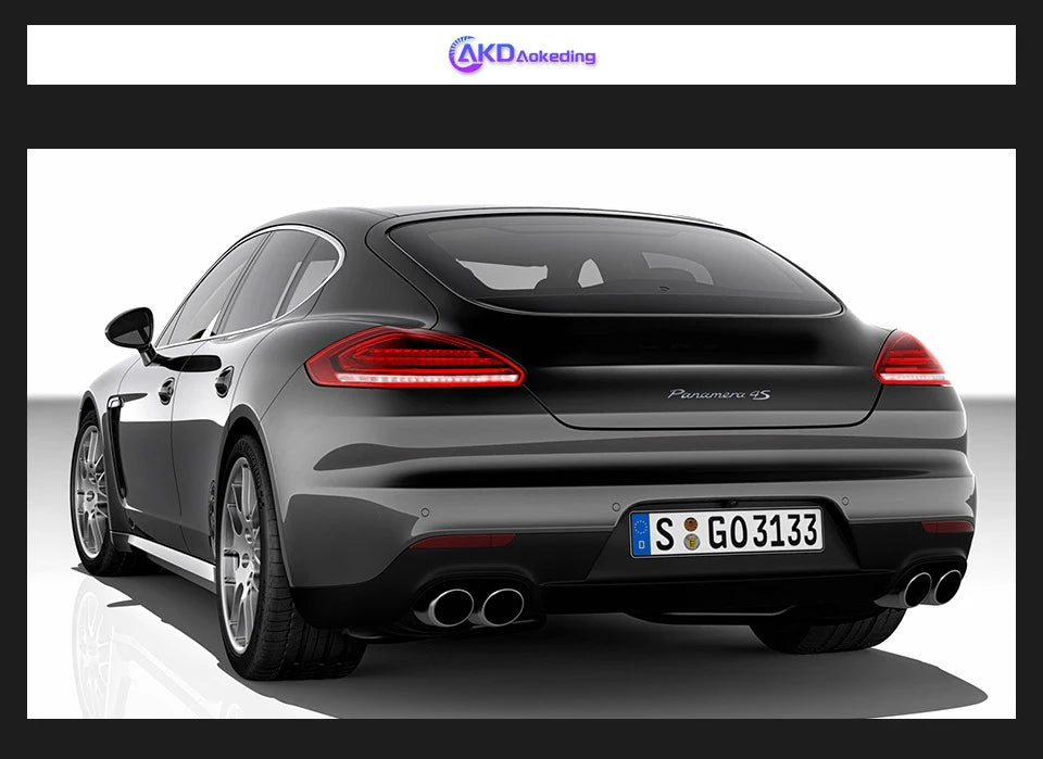AKD Tail Lamp for Porsche Panamera 970.1 970.2 LED Tail Light 2010-2017 Rear Fog Brake Turn Signal Automotive Accessories