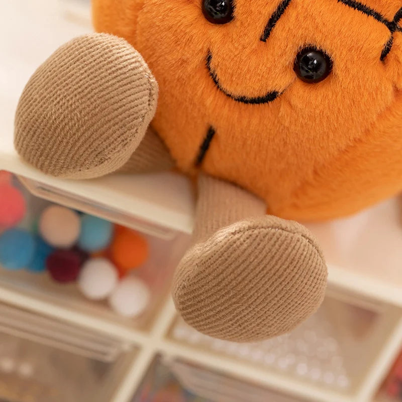 Doll With Feet Plush Toys Soft Stuffed Baseball Basketball Football Sports Ball Premium Automotive Accessory