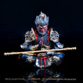Vibrant Monkey King Figurine 1 Set Hand-Painted Plastic Car Dashboard Ornament Premium Automotive Accessory