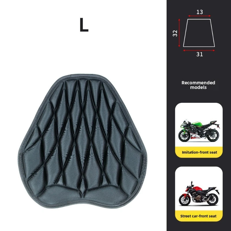 Motorcycle Seat Cover 3D Comfort Air EVA Cushion Waterproof UV Heat Interior