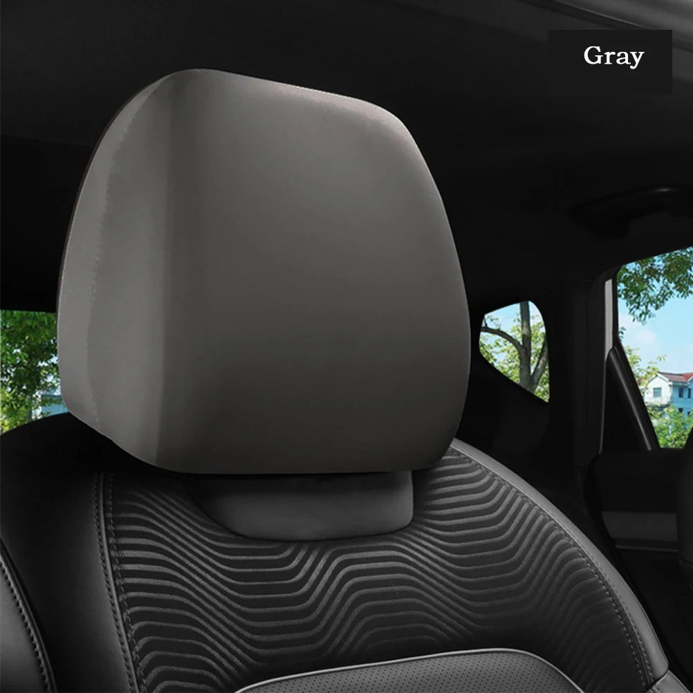 1 pc Premium Cloth Headrest Cover For Car Truck SUV Auto Universal Elastic Neck