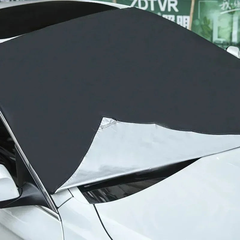 Car Magnetic Snow Shield Winter Front Windshield Cover Anti-frost Sun Protection