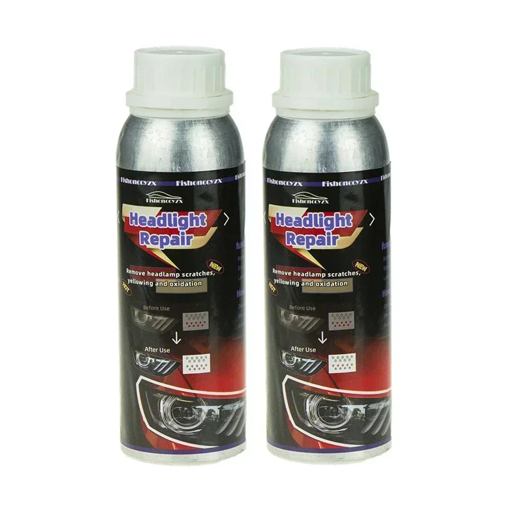 800ml Headlights Liquid Polymer Headlight Chemical Polish Repair Fluid Refurbishment Scratch Repair Polishing Headlights Kit