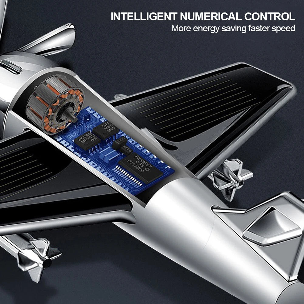 Car interior accessories solar airplane model center console decoration air SUV