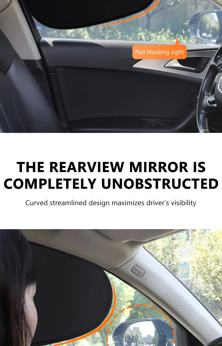 New Electrostatic Sun Visor for Car Side Window 4-Layer Shade Curtains SUV Truck